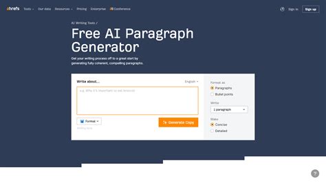 okazja ahrefs|Free AI Paragraph Generator .